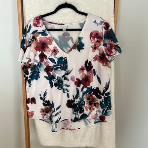 A New Day floral blouse
